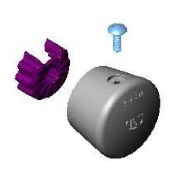 T&S Brass 014193-40 Blank Push Cap Assembly