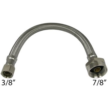 Stainless Steel Toilet Supply Line 12"