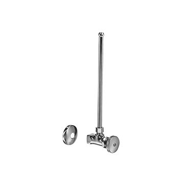 Chicago 1004-CP Angle Stop Fitting With Supply Tube (Discontinued)