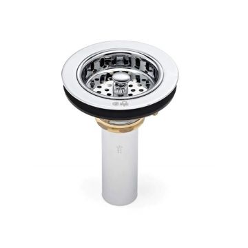 McGuire 151 Kitchen Basket Strainer w/ Tailpiece