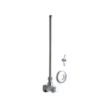 Chicago 1006-MMCP Angle Stop Fitting With Supply Tube (Discontinued)