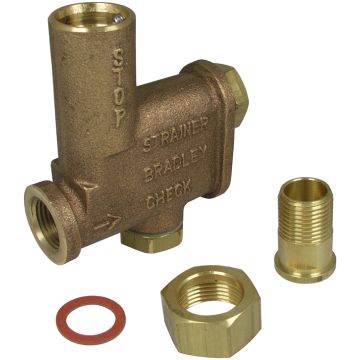 Bradley S60-003S Check Stop w/Tailpieces