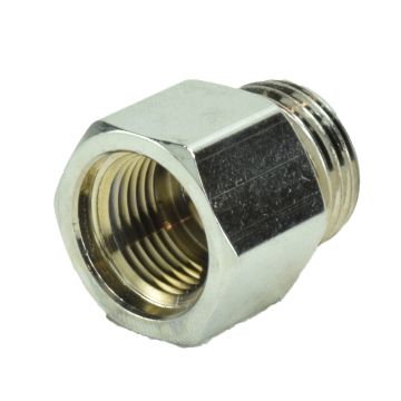 T&S Brass 054A 3/8" NPT Female X 3/4-14Un Male Adapter