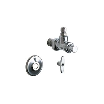 Chicago 1025-ABCP Angle Stop Fitting with Loose Key