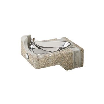 Haws 1047 Stone Aggregate Wall Mounted Drinking Fountain