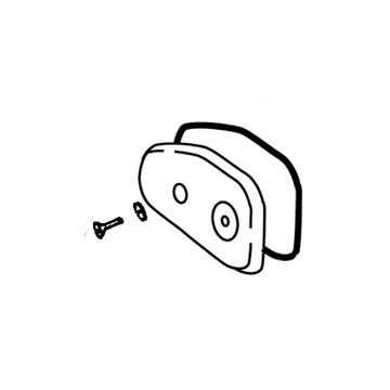 Zurn PR6000-MC-G3 RetroFlush Metal Cover (OLD Style) (Discontinued)