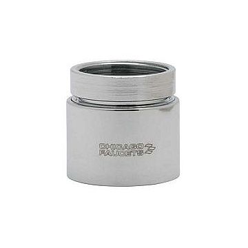 Chicago E28-5JKABCP 1.0 GPM (3.8 L/min) Vandal Proof  Non-Aerating Spray Pressure Compensating Econo-Flo with Adapter 