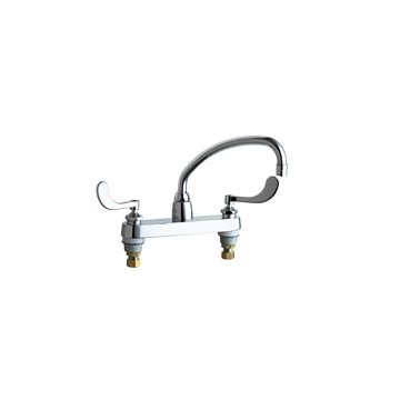 Chicago 1100-L9-317ABCP Hot and Cold Water Sink Faucet