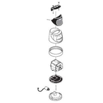 Sloan G2 PLUS EBV-150-A Cover, Ring, and Sensor Assembly (for Zurn Urinals)