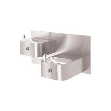 Haws 1119FR Bi-Level NON-REFRIGERATED Drinking Fountain