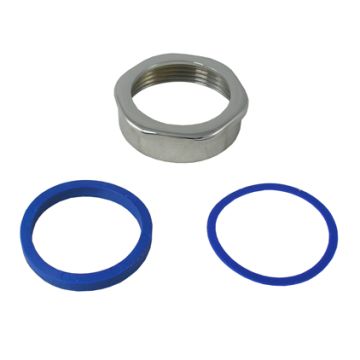 Zurn P6000-HN-CP Spud/Coupling Nut & Gaskets 1-1/2"
