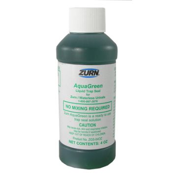 Zurn ZGS-4OZ AquaGreen Waterless Urinal Sealant (4 oz. Bottle)
