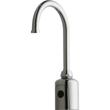 Chicago 116.431.AB.1 HyTronic Gooseneck Sink Faucet with Dual Beam Infrared Sensor