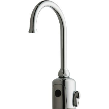 Chicago 116.432.AB.1 HyTronic Gooseneck Sink Faucet with Dual Beam Infrared Sensor