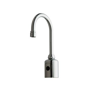 Chicago 116.594.AB.1 HyTronic Gooseneck Sink Faucet with Dual Beam Infrared Sensor - Patient Care Application