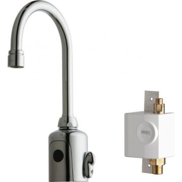 Chicago Faucet Chicago 116.943.AB.1 Hytronic Gooseneck Sink Faucet With Sensor