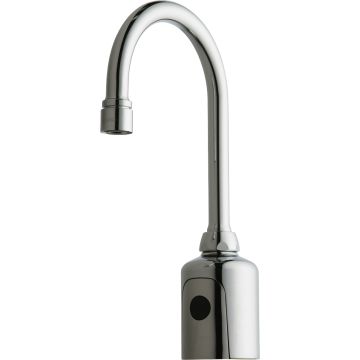 Chicago 116.953.AB.1 HyTronic Gooseneck Sink Faucet with Dual Beam Infrared Sensor