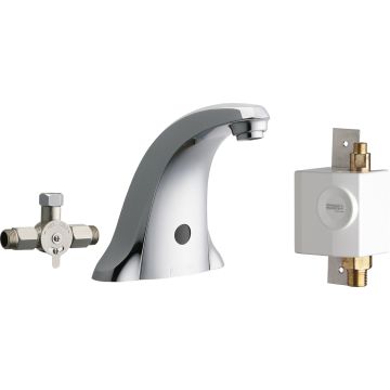Chicago 116.966.AB.1 E-Tronic® 40 Traditional Sink Faucet with Dual Beam Infrared Sensor