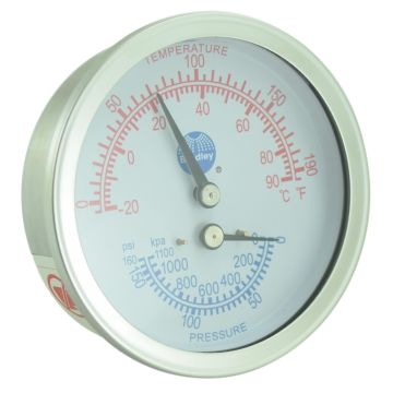 Bradley 269-1860 Temperature/Pressure Gauge