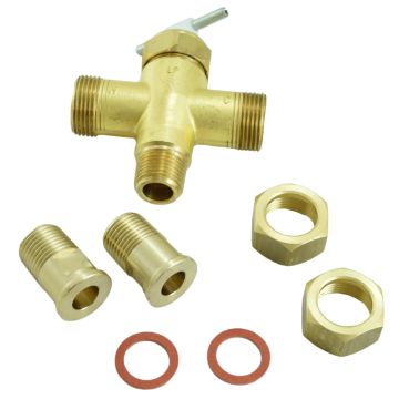 Bradley S01-038S Manual Mixing Valve w/ Tail Pieces