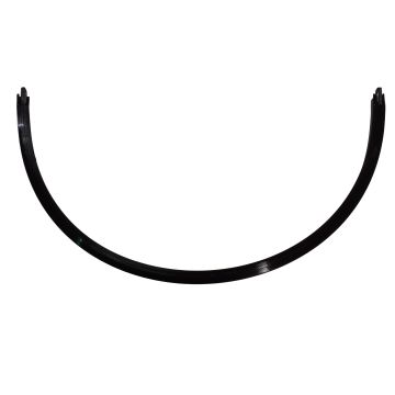 Bradley S25-017 36" Washfountain Semi-Circle Foot Rail