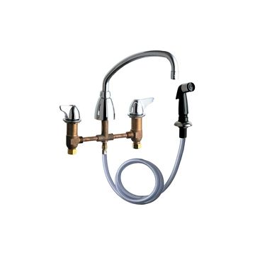 Chicago 1200-ACP Kitchen Faucet With Side Spray L9
