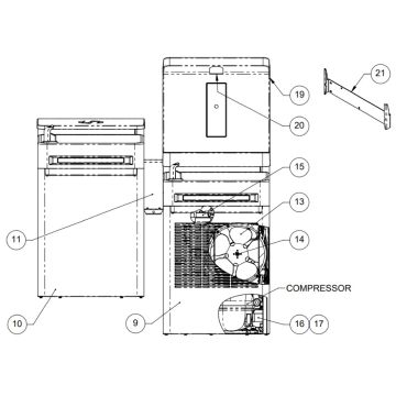 Haws 1212SF & 1212SFH Drinking Fountain Parts Breakdown