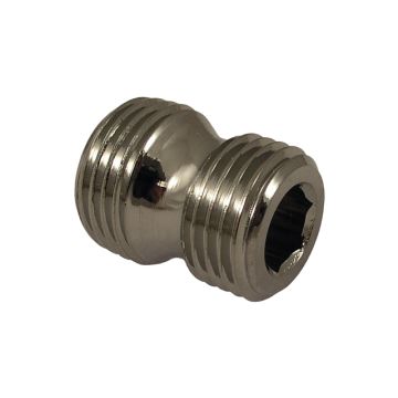 T&S Brass 055A 1/2" NPT Male X 3/4-14Un Male Adapter