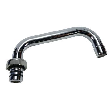T&S Brass 5SP-06 Nozzle, Swing, 6" Length, 3/4-27 Aerator Outlet