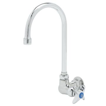 T&S Brass B-0312-M Wall Mounted Swivel Single Pantry Faucet