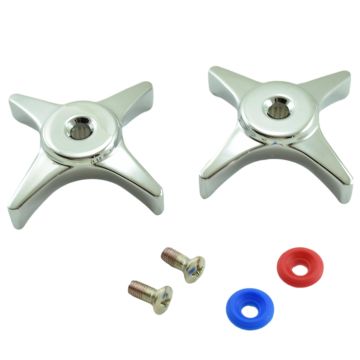 T&S Brass B-19K Four-Arm Kitchen Handle Parts Kit