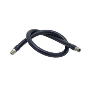 T&S Brass HW-2B-36 Water Hose, Male Fittings, 3/8" Diameter, 36" Long