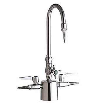 Chicago 1301-CP Deck Mounted Multiple Service Faucet