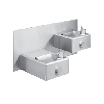 Oasis MSSLEM NON-REFRIGERATED Sensor-Operated (lower unit only) In-Wall Dual Drinking Fountain