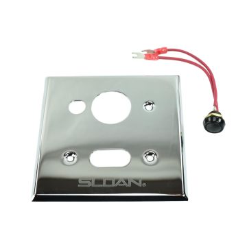 Sloan EL-566-A Cover Plate w/OR Opening & Push Button