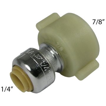 SharkBite U3531 1/4" X 7/8" Toilet Connector (ballcock threads) (Discontinued)