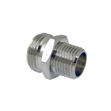 T&S Brass 005224-25 Adapter, 3/4-11.5Nh Male X 1/2" NPT Male