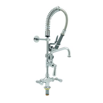 T&S Brass MPZ-2DCN-06 Single Home Mini Pre-Rinse Unit With  6" Swing Nozzle