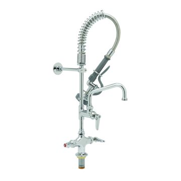 T&S Brass MPZ-2DLN-06 Single Hole Mini Pre-Rinse Unit With 6" Swing Nozzle