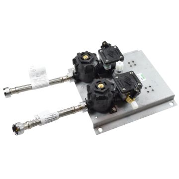 Acorn 2590-054-001 Hot & Cold Plastic Metering 2.5 GPM Valve Assembly W/ Plate