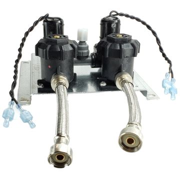 Acorn 2590-150-001 Hot & Cold Plastic Solenoid Op .5 Gpm Valve Assembly W/Plate