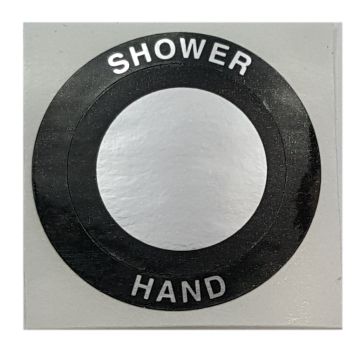 Zurn T7073-2P 2-Way Diverter Dial Plate Sticker
