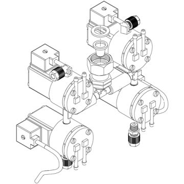 Intersan SF4SET9 Sanifount 4-User Manifold (Discontinued)