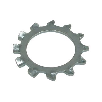 Zurn 61613019 Washer, External Tooth, Lock, Carbon Steel, Zinc Plated, 1"