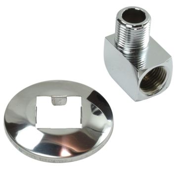 Symmons FP-40 Stainless Ell & Flange