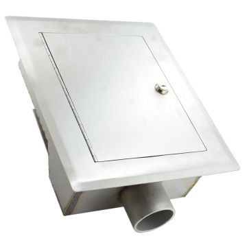 Bradley 7909VB Recessed Hose Box w/Cold Supply