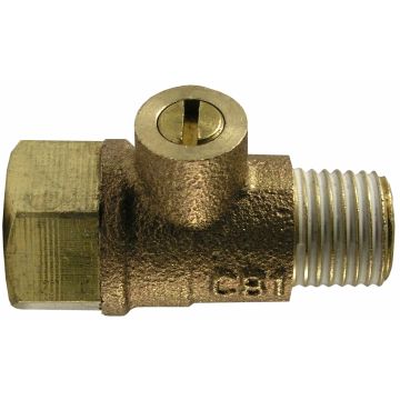 Wilkins 14-860 1/4"x1/4" Test Cock for 1-1/4" - 2" (Discontinued)
