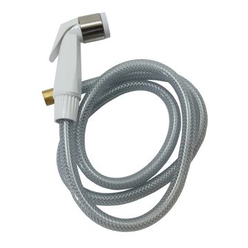 Chicago 1103-029KJKNF Kitchen Spray & Hose, White w/ SS (Discontinued)