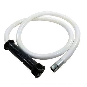 Chicago 739-053KJKABNF 53" White Vinyl Hose Assembly 