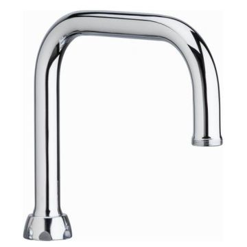 Chicago DB6AJKABCP 6-1/4" Rigid / Swing Double-bend Spout 